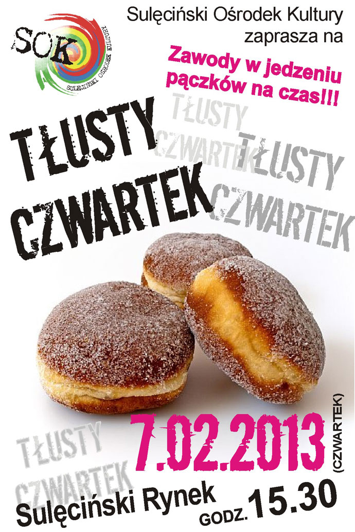Kolejny konkurs w jedzeniu pączków na czas