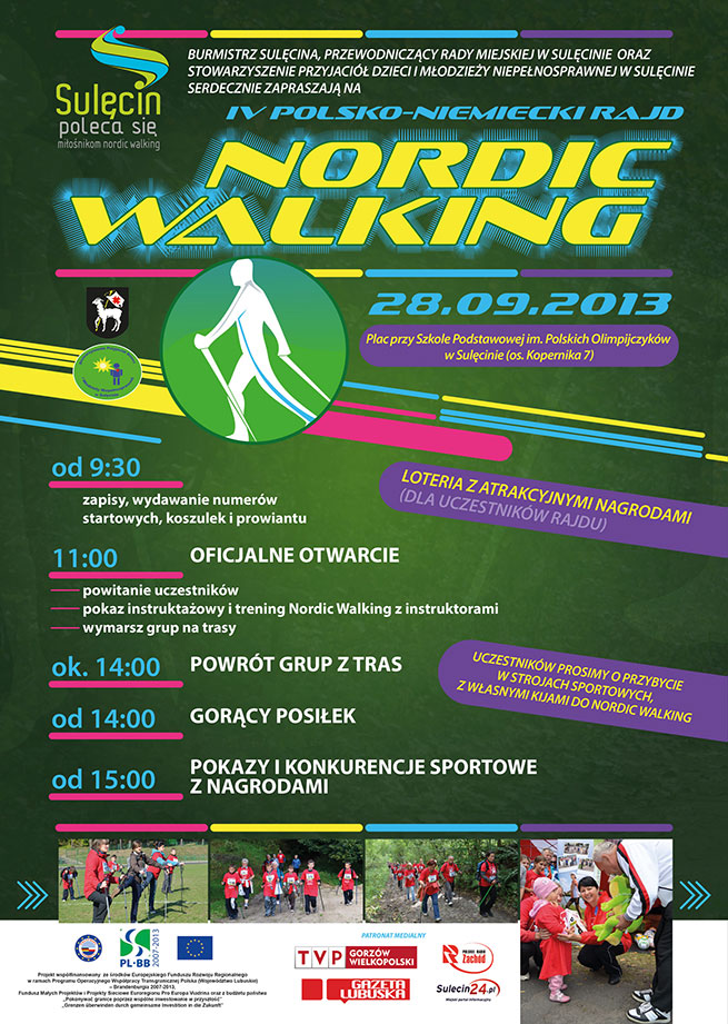 Dziś rajd Nordic Walking