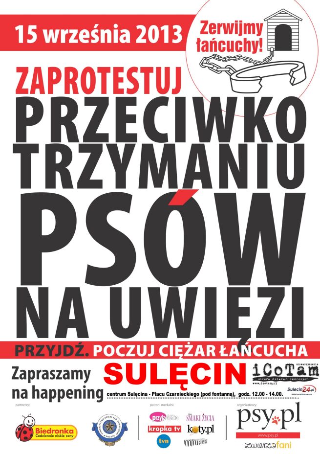 Happening „Zerwijmy łańcuchy” 2013 w Sulęcinie