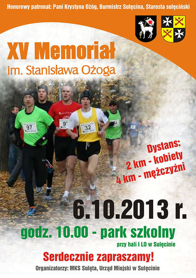 Zapraszamy na 15. edycję Memoriału im. Stanisława Ożoga