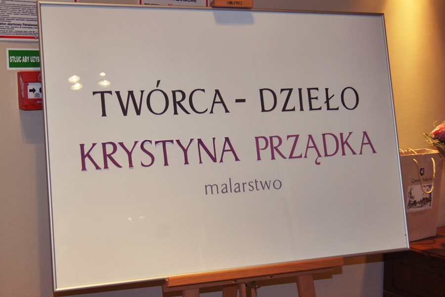 Wystawa malarska Krystyny Prządki