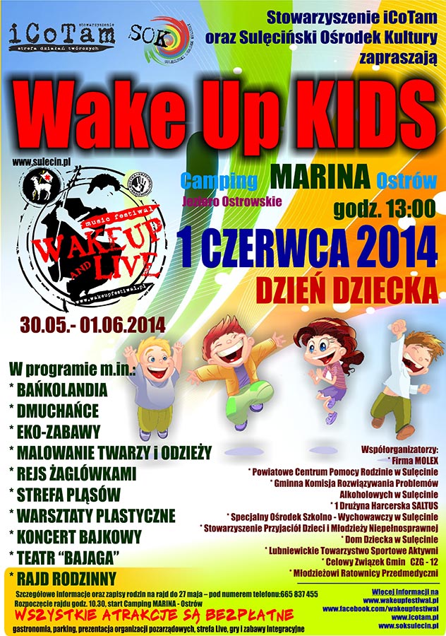 Wake Up KIDS 2014 – program dla dzieci