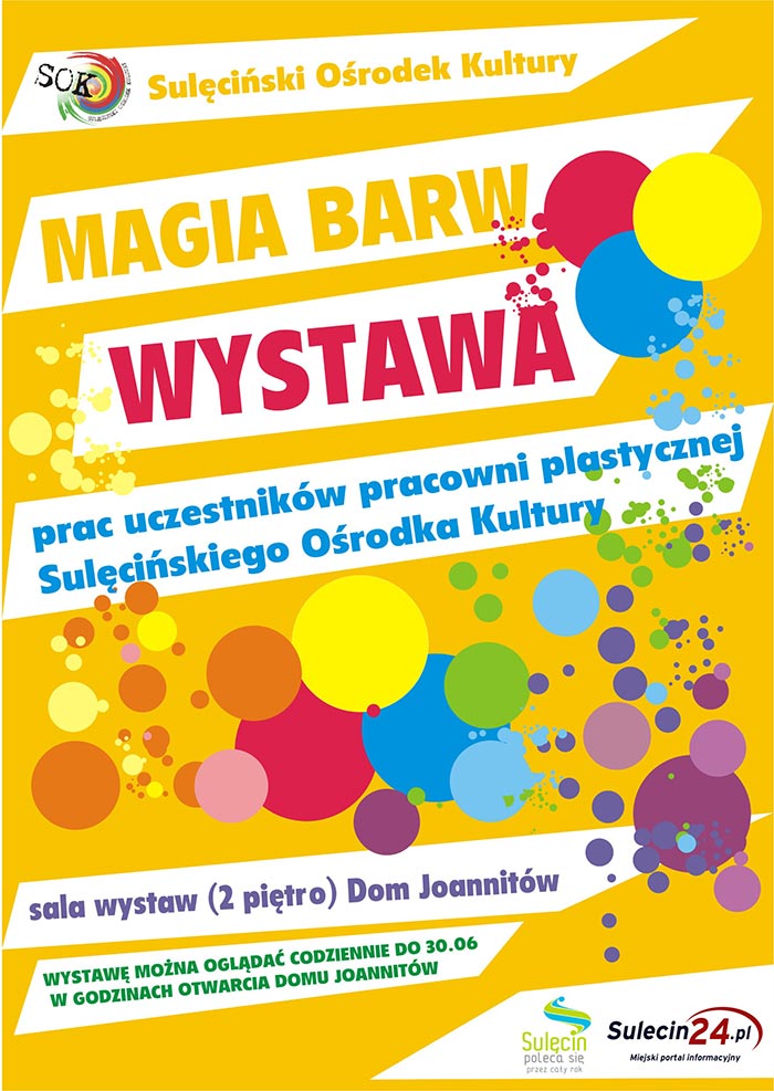 Wernisaż wystawy pt. ,,Magia barw’’