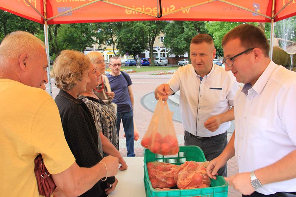 Pora na pomidora – w Sulęcinie rozdano 350kg pomidorów