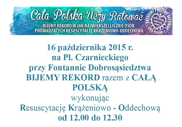 Cała Polska uczy ratować