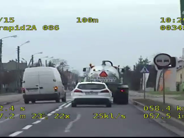Nieodpowiedzialny kierowca stracił prawo jazdy