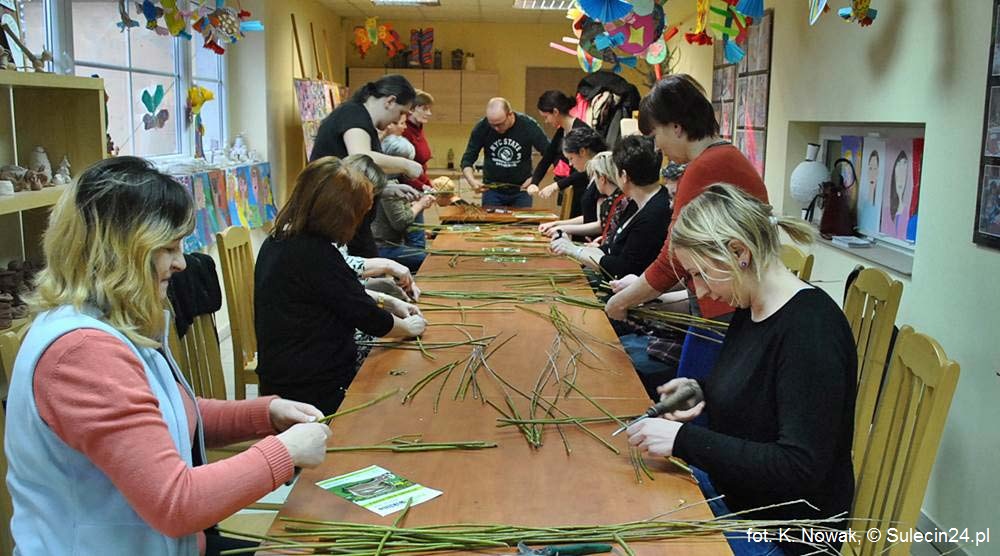Warsztaty wyplatania koszy wiklinowych
