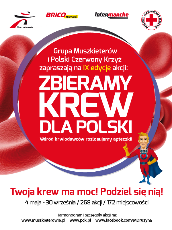 Twoja krew ma moc! Podziel się nią 14 czerwca w Sulęcinie!
