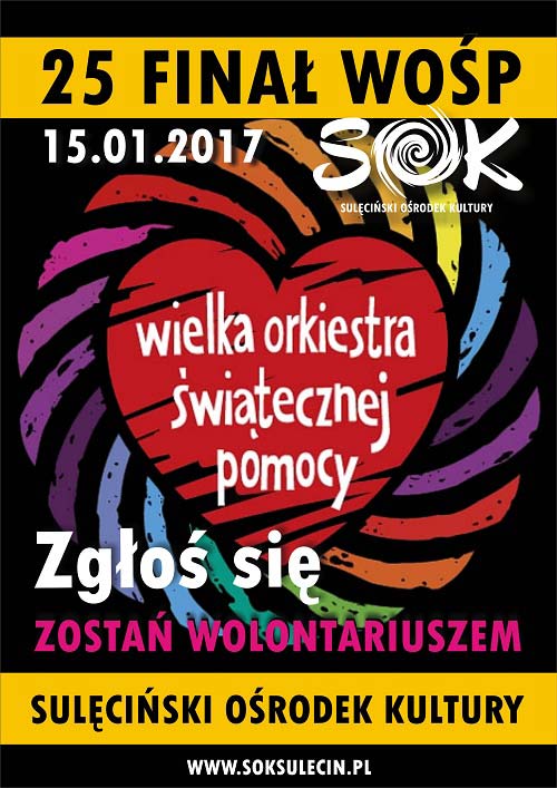 Chcesz zostać wolontariuszem WOŚP?