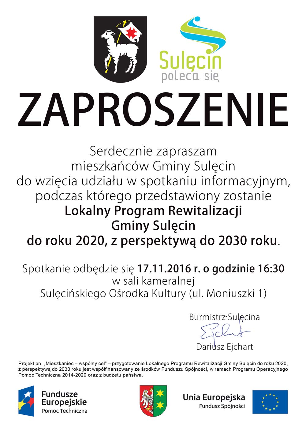 Spotkanie informacyjne w sprawie Lokalnego Programu Rewitalizacji