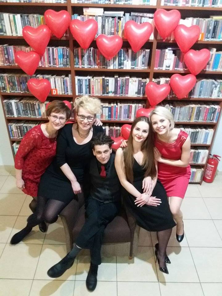 Walentynki w bibliotece