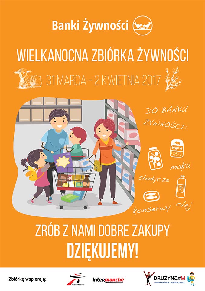 Wielkanocna zbiórka żywności w Intermarche