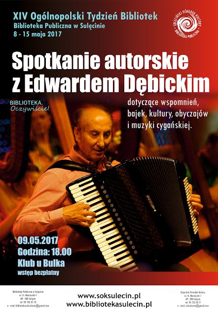 Tydzień Bibliotek w Sulęcinie – autorskie spotkanie z E. Dębickim