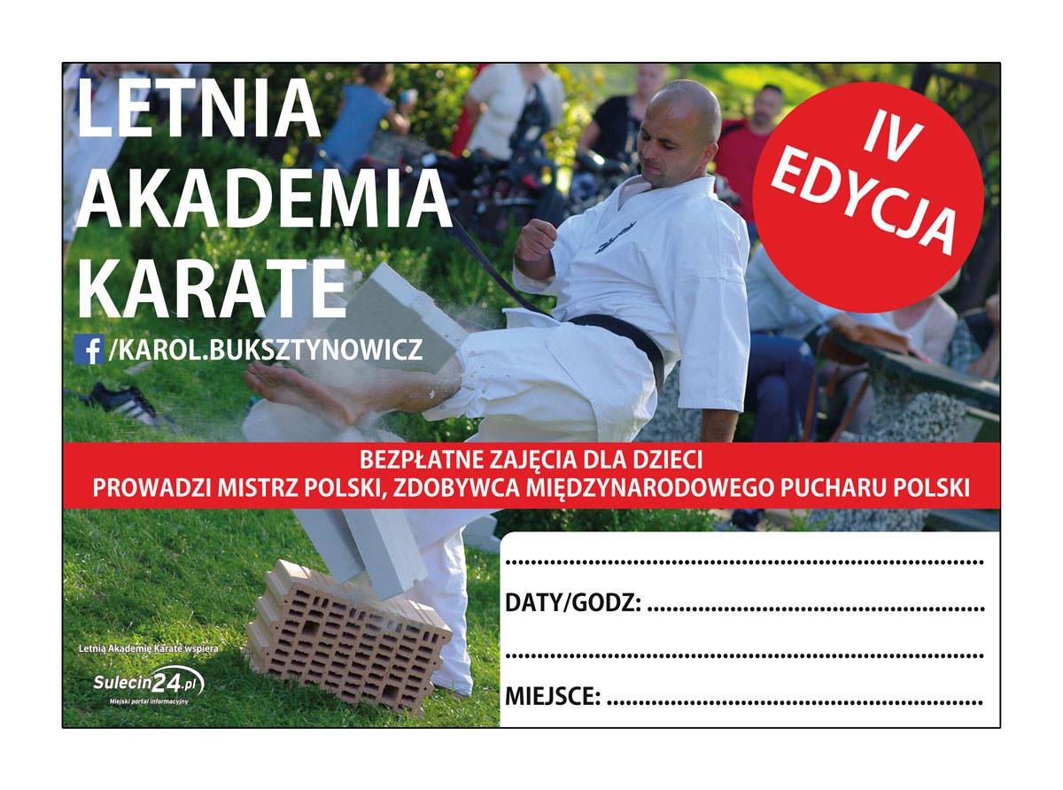 Rozkład zajęć IV edycji LETNIEJ AKADEMII KARATE