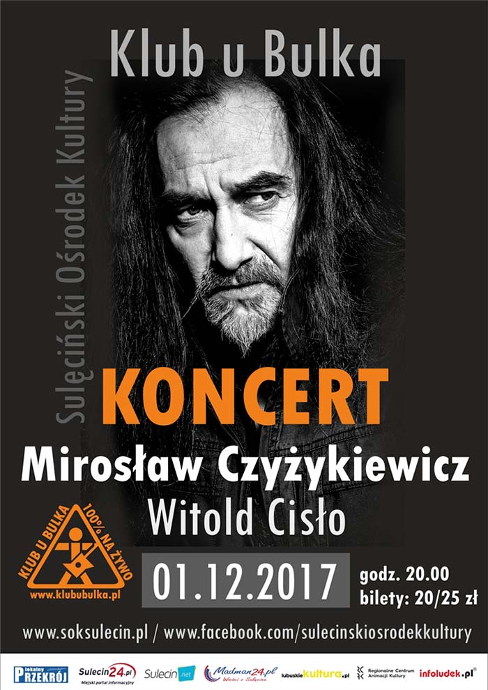 Mirosław Czyżykiewicz i Witold Cisło – koncert akustyczny 01.12.2017