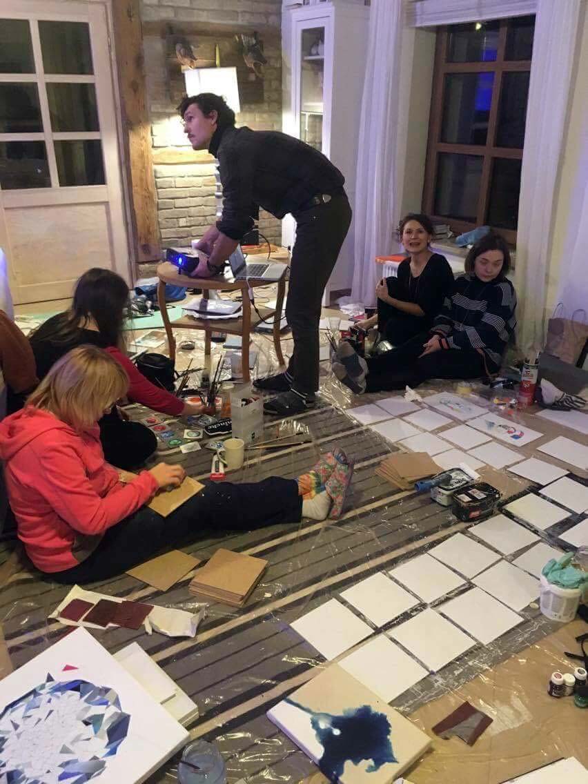 Studenci ASP z Łodzi odwiedzili Chartów