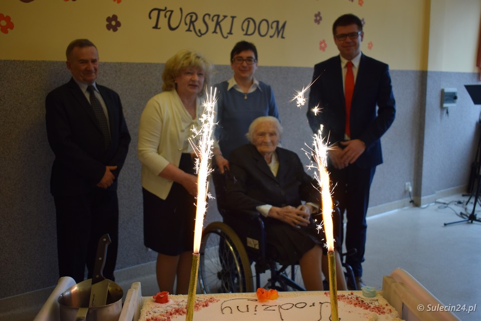 Jubileusz – 102. urodziny pensjonariuszki DPS w Tursku