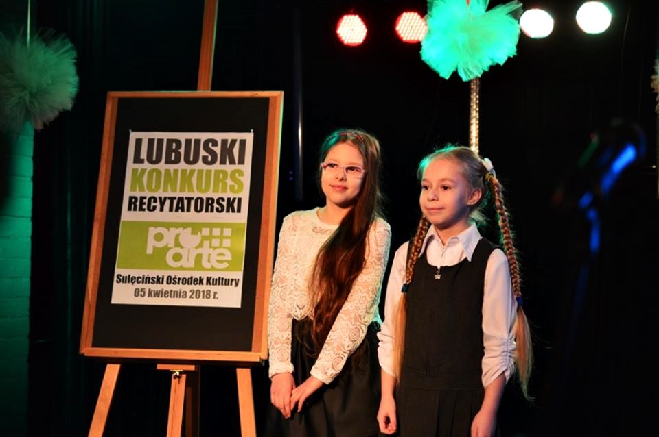 Wyniki powiatowych eliminacji Lubuskiego Konkursu Recytatorskiego PRO ARTE 2018