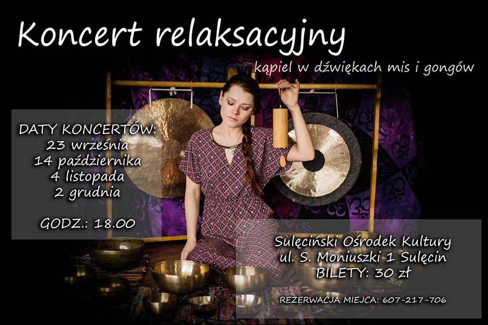 Koncert Relaksacyjny 23.09.2018
