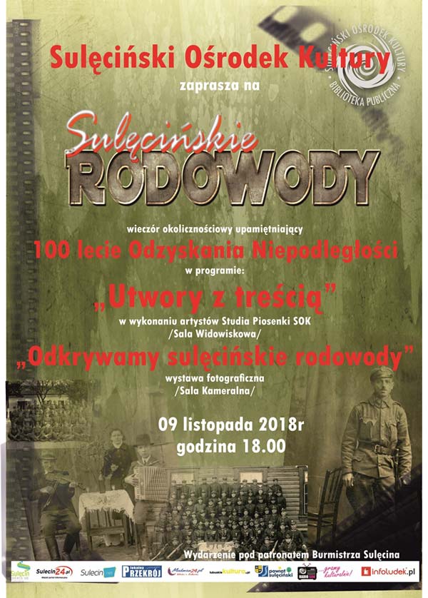 Wystawa fotografii ph. SULĘCIŃSKIE RODOWODY – 09.11.2018
