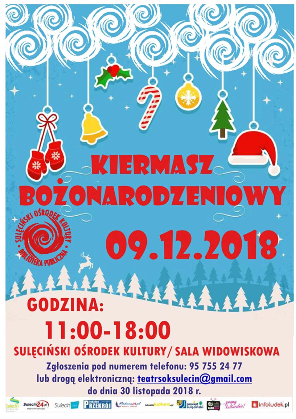 Kiermasz Bożonarodzeniowy w SOK – 09.12.2018 r