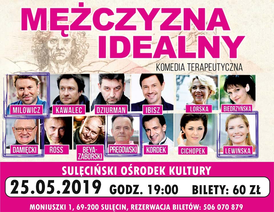 Mężczyzna Idealny – komedia terapeutyczna 25.05.2019