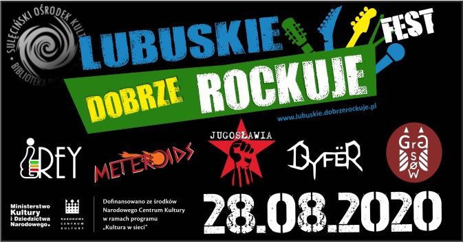 Przegląd Zespołów Rockowych Województwa Lubuskiego | 28.08.2020 r.