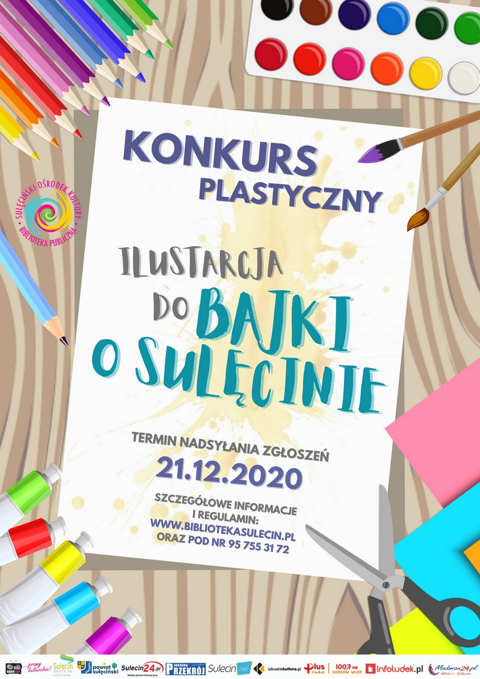 Konkurs plastyczny „Ilustracje Do Bajek O Sulęcinie – Audiobook”