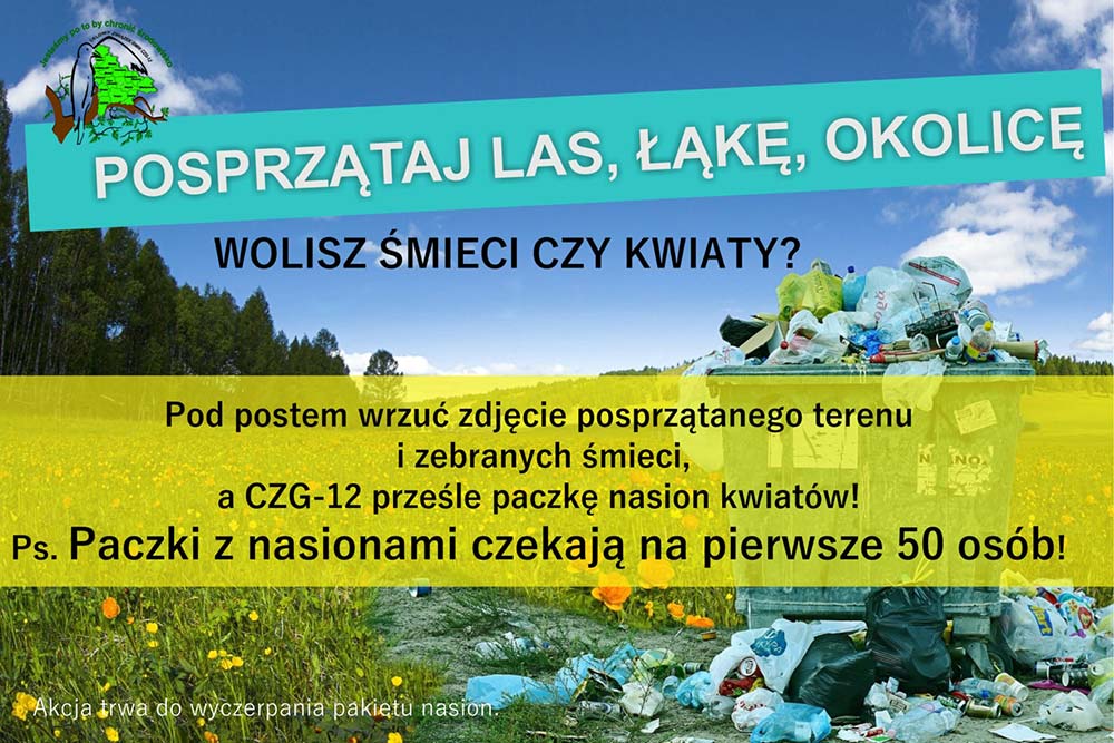Kwiaty za śmieci – akcja sprzątania Sulęcina