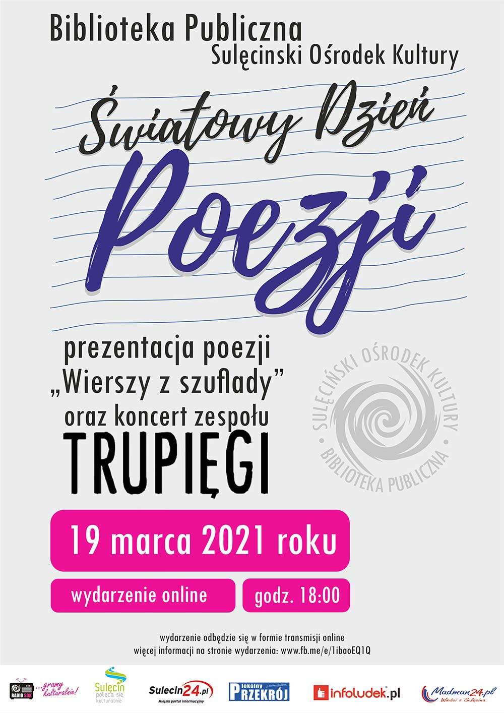 Poezja online z biblioteką