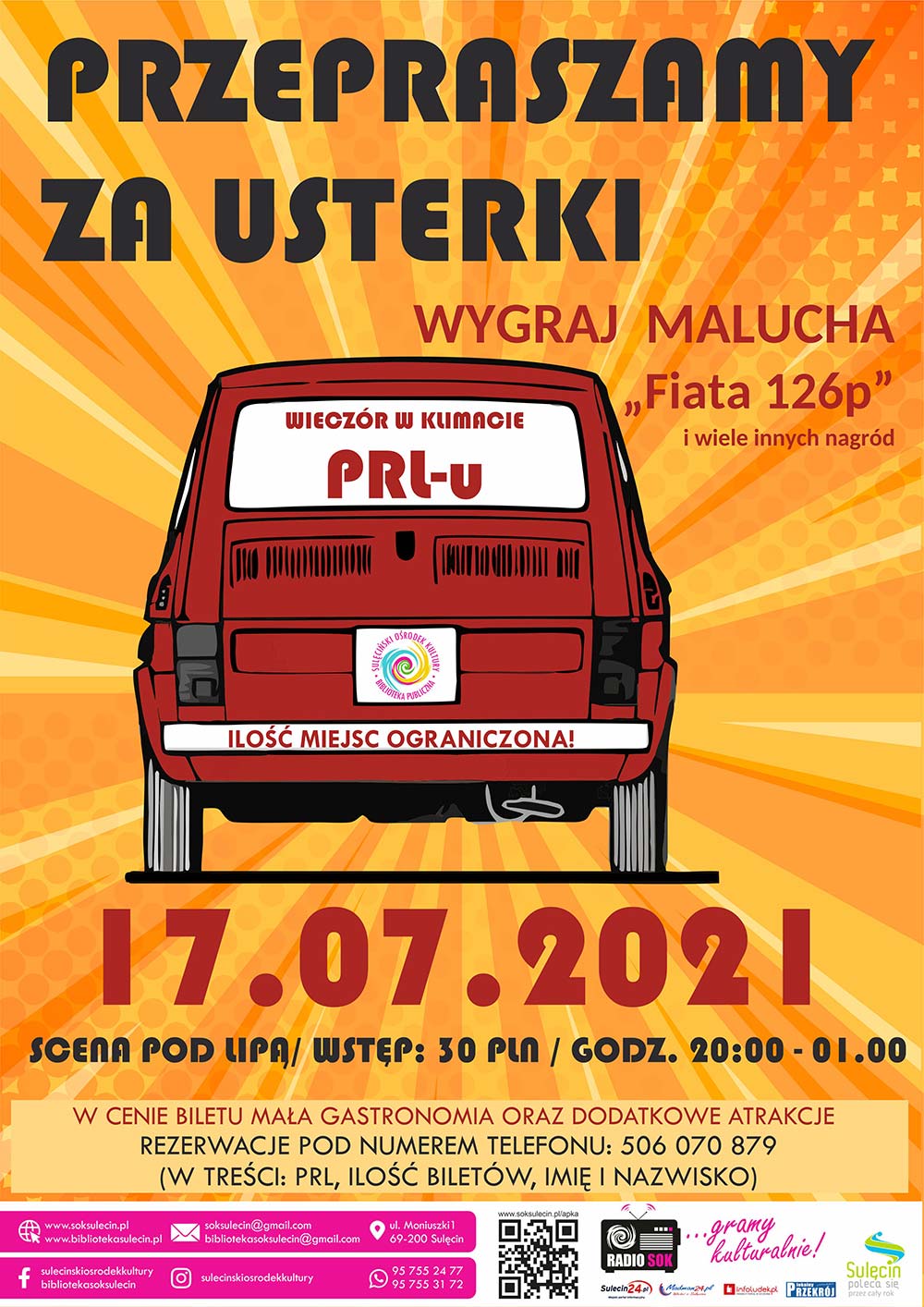 Przepraszamy za usterki – wieczór w klimacie PRL