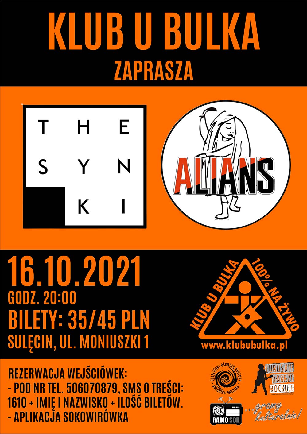 The Synki & Alians – koncert w Klubie u Bulka