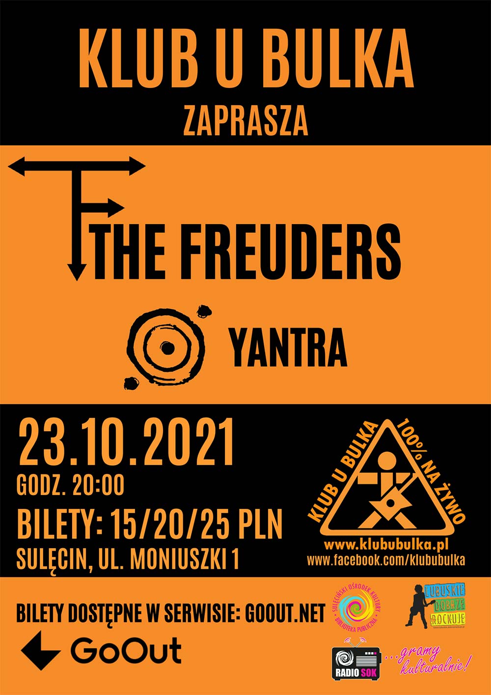 The Freuders + Yantra – koncert w Klubie u Bulka