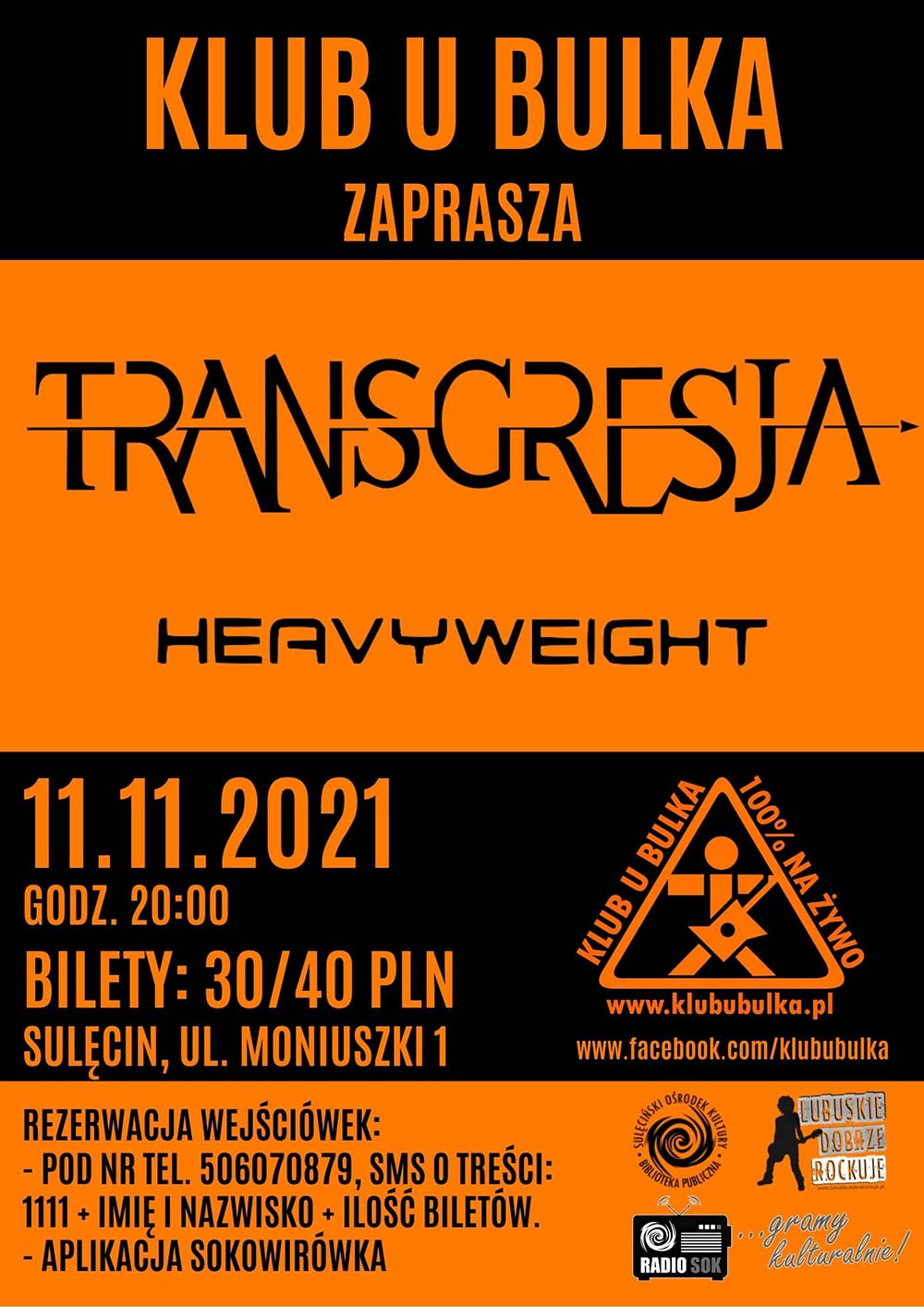 Transgresja i Heavyweight w Klubie U Bulka!