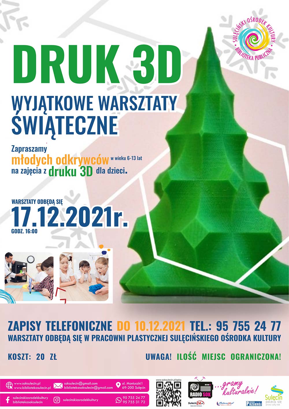 Świąteczne warsztaty druku 3D
