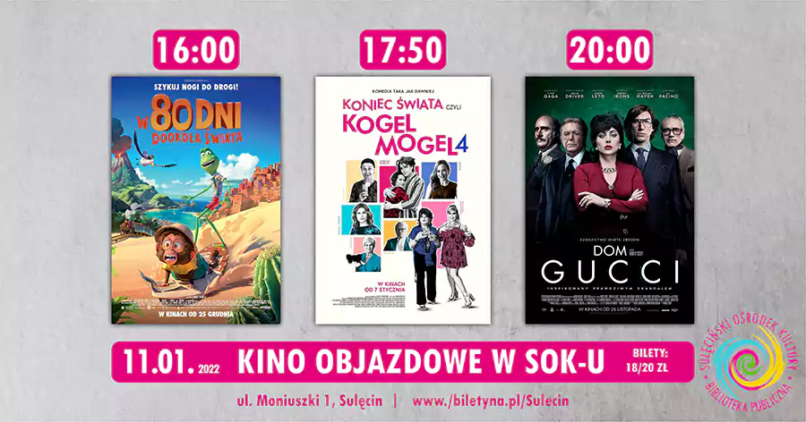 Kino objazdowe w SOK-u – seanse 11.01.2022