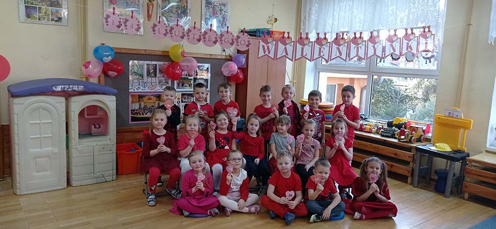 Walentynki w Przedszkolu nr 1 w Sulęcinie