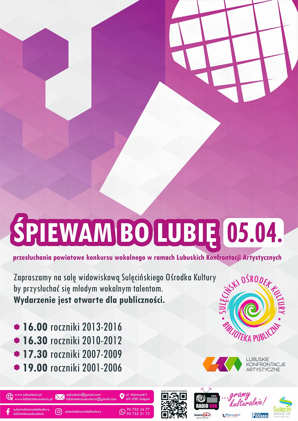 Śpiewam, bo lubię – przesłuchania