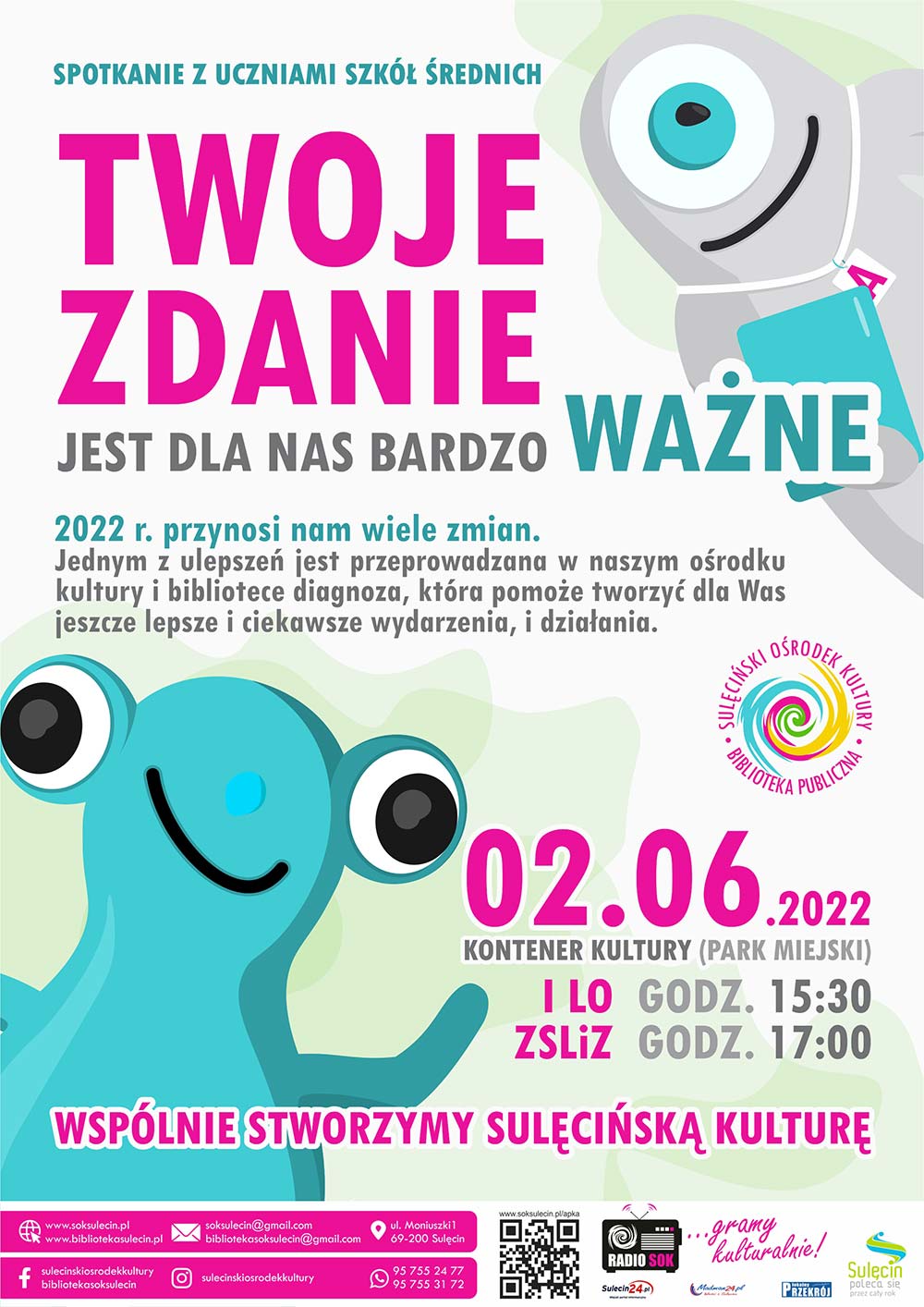 Spotkania z uczniami szkół średnich – diagnoza ośrodka kultury