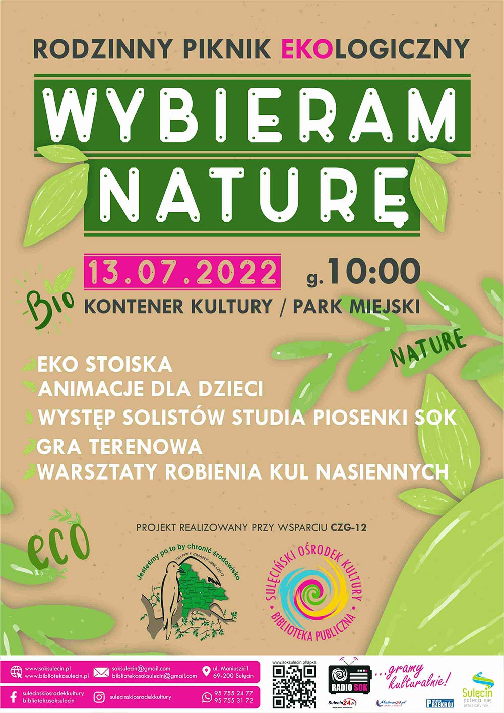 WYBIERAM NATURĘ – piknik ekologiczny