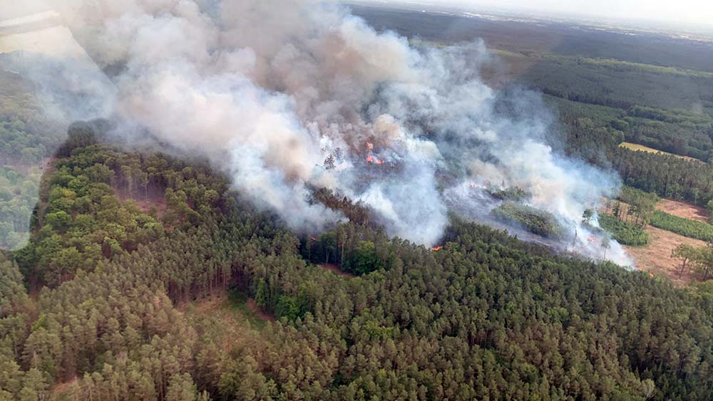 Najwyższy stopień zagrożenia pożarowego w lasach!