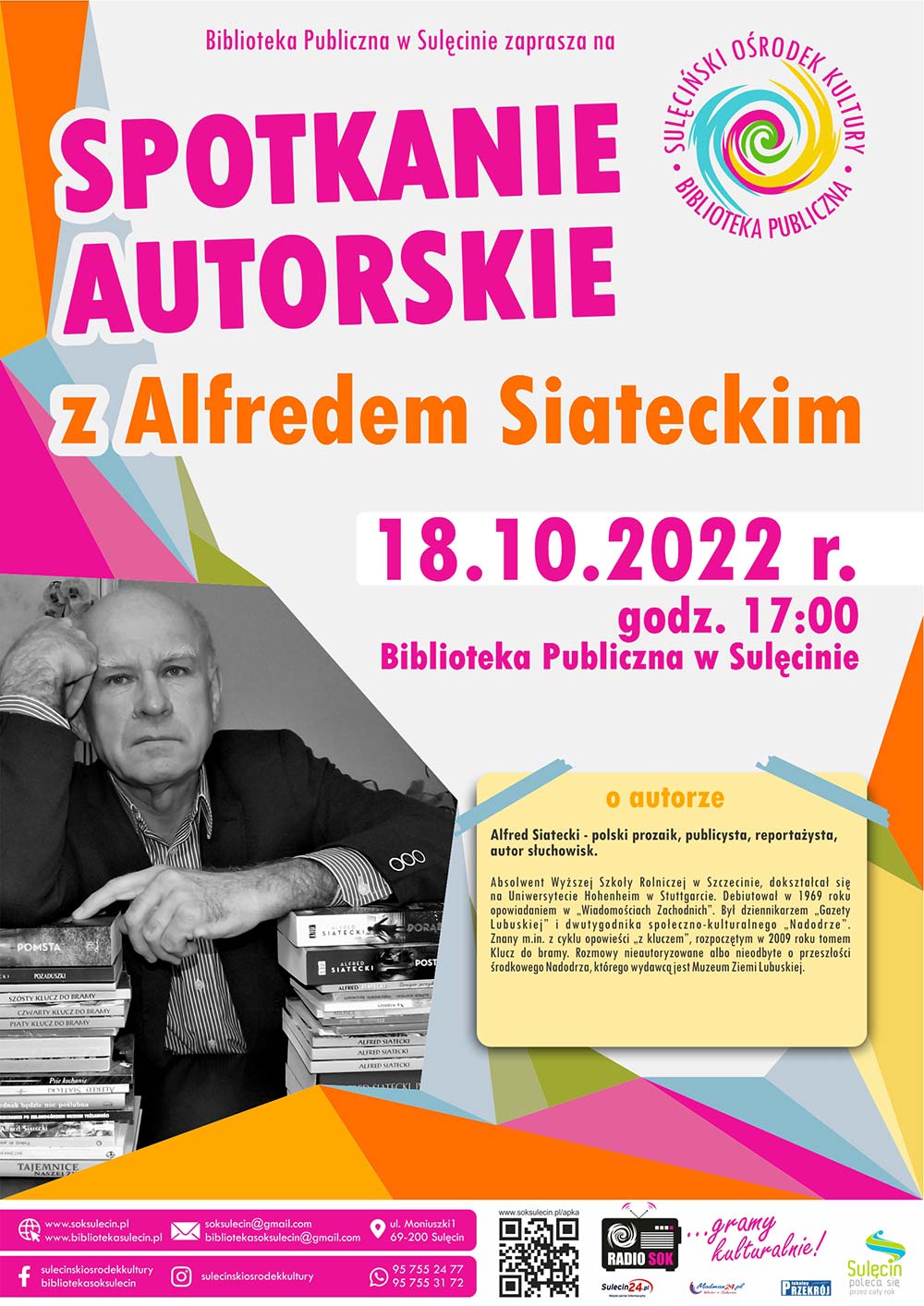 Spotkanie autorskie z Alfredem Siateckim