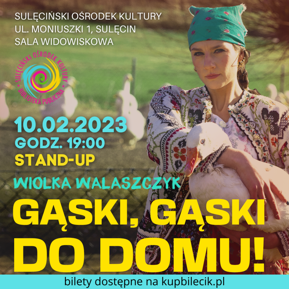 Stand Up Wiolki Walaszczyk w Sulęcinie