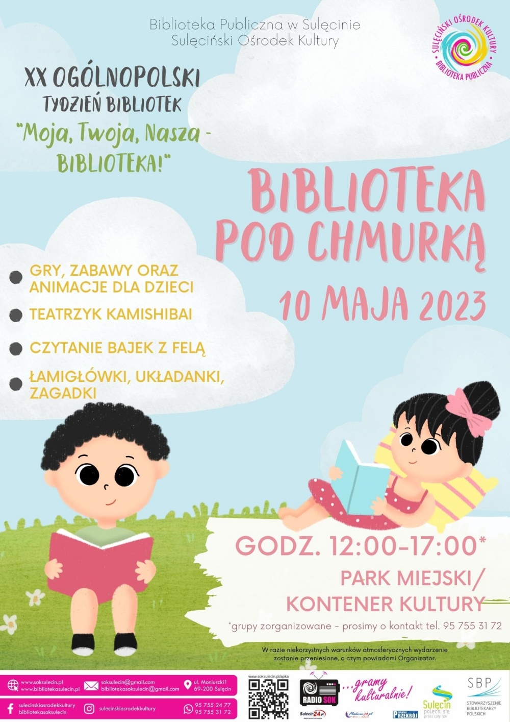Już jutro Biblioteka pod Chmurką