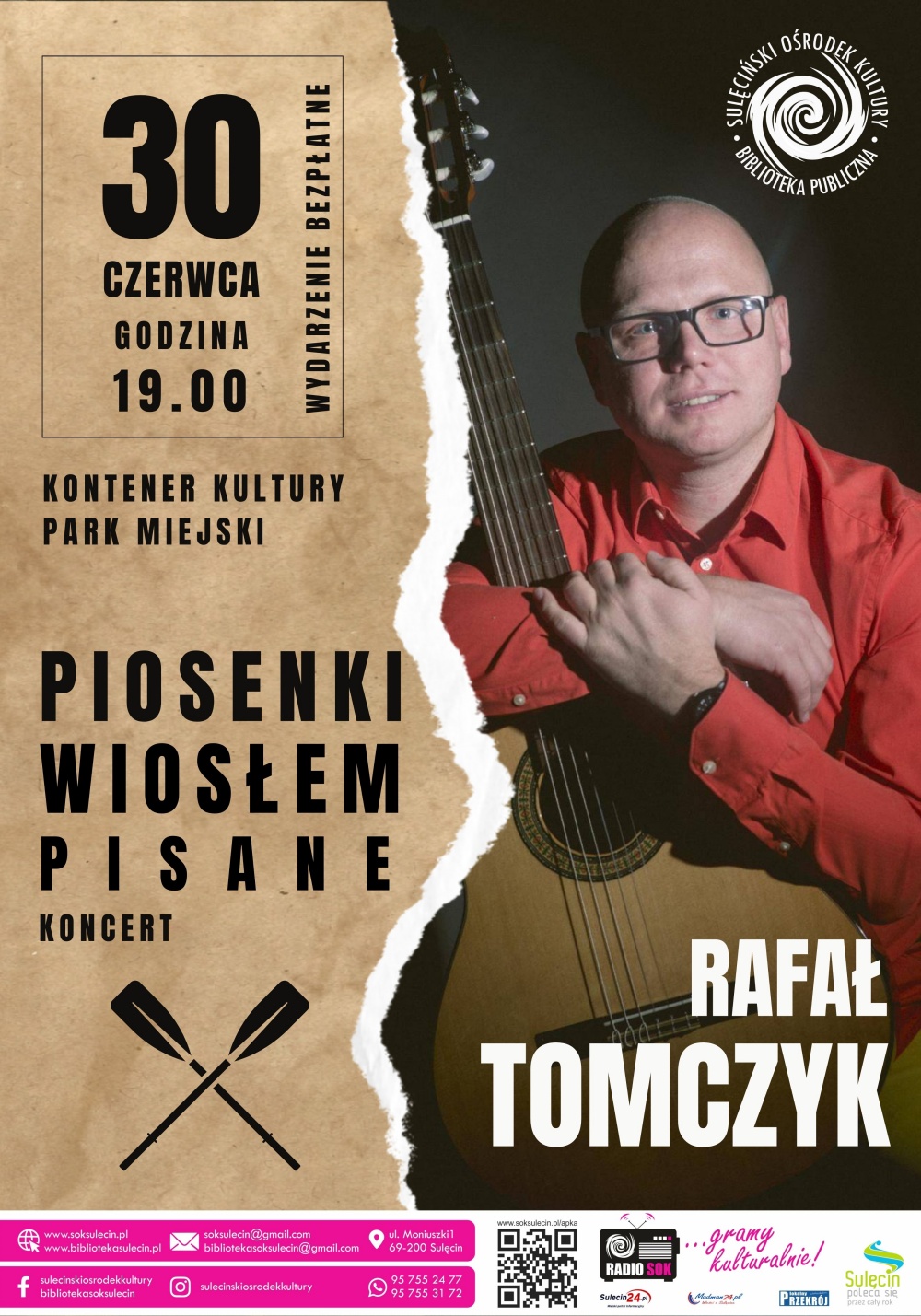 Piosenki wiosłem pisane – koncert w Parku Miejskim