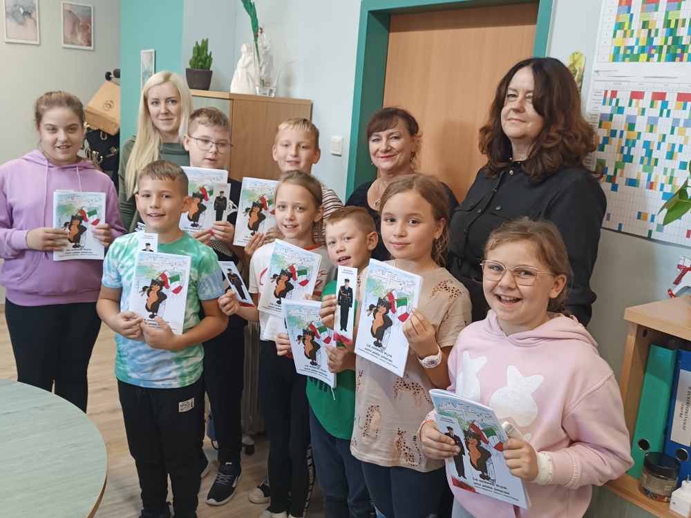 Spotkanie z historią w Szkole Podstawowej im. Żołnierza Polskiego w Wędrzynie