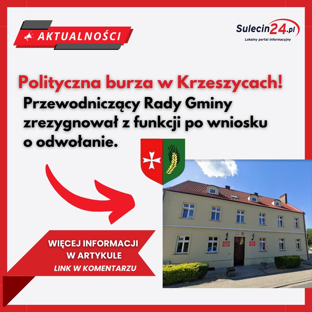 Polityczne napięcia w Radzie Gminy Krzeszyce – zapowiedź zmian?
