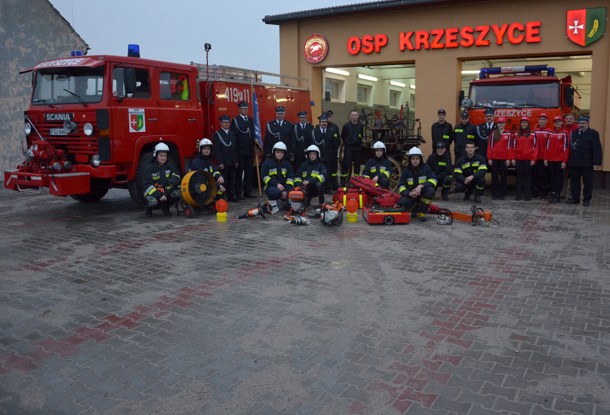 OSP Krzeszyce wzmacnia sprzęt ratowniczy dzięki zbiórce elektrośmieci