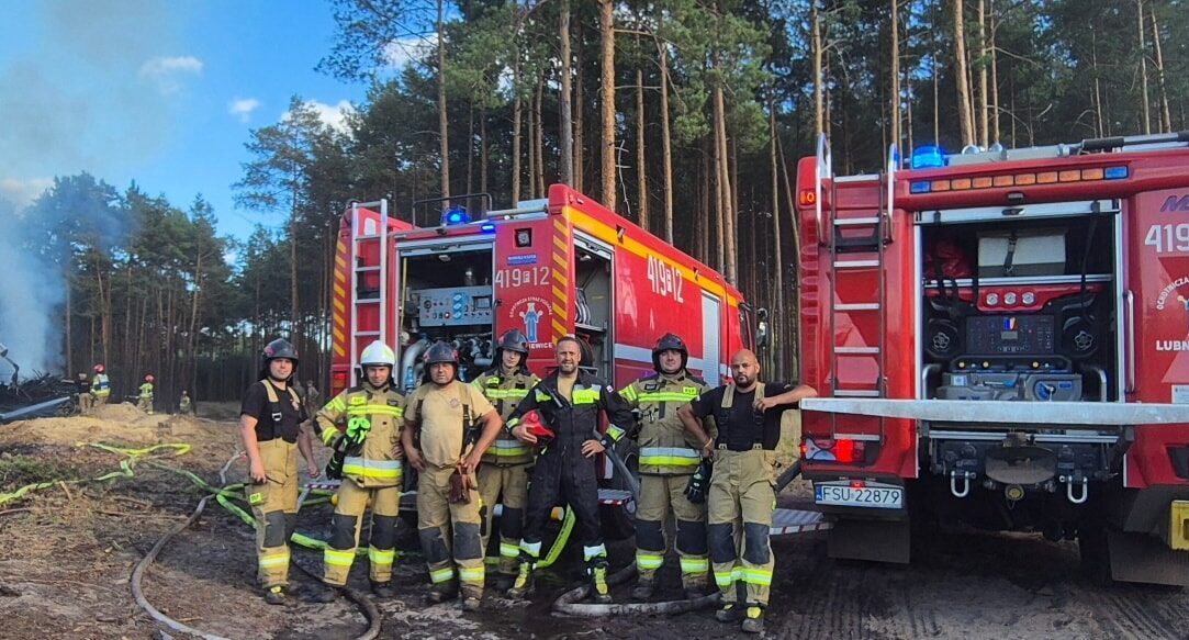 Groźny pożar lasu w powiecie sulęcińskim. W akcji kilkanaście zastępów straży
