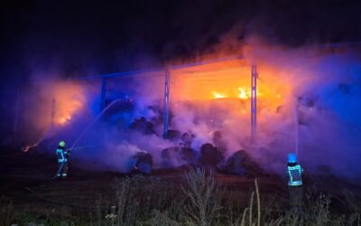 Strażak OSP podejrzany o podpalenie w Słońsku. Szacunkowe straty sięgają 800 tysięcy złotych